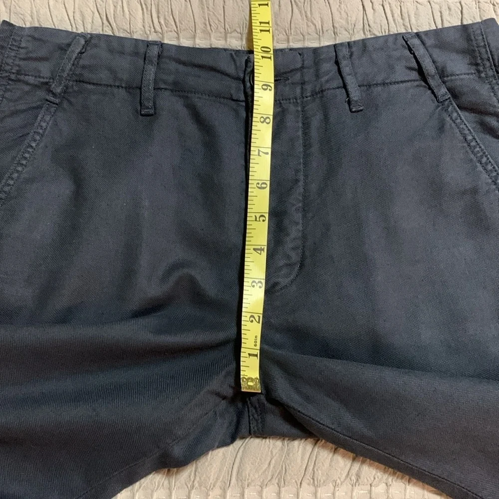 THE GREAT. Women Fly Button Dark Grey Straight Leg Casual Pants SZ26 USA